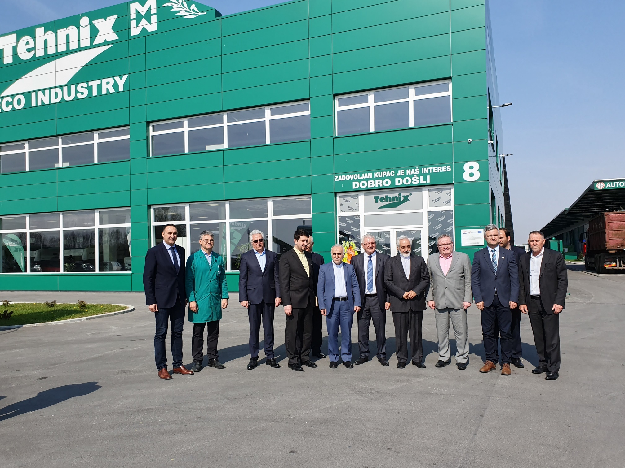 Visit by Dr. Farhad Dejpasanda and delegation to Tehnix Company