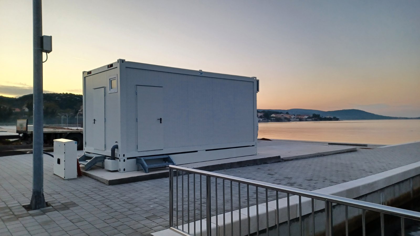 Successfully delivered and installed a modular container facility for the needs of the Zadar County Port Authority
