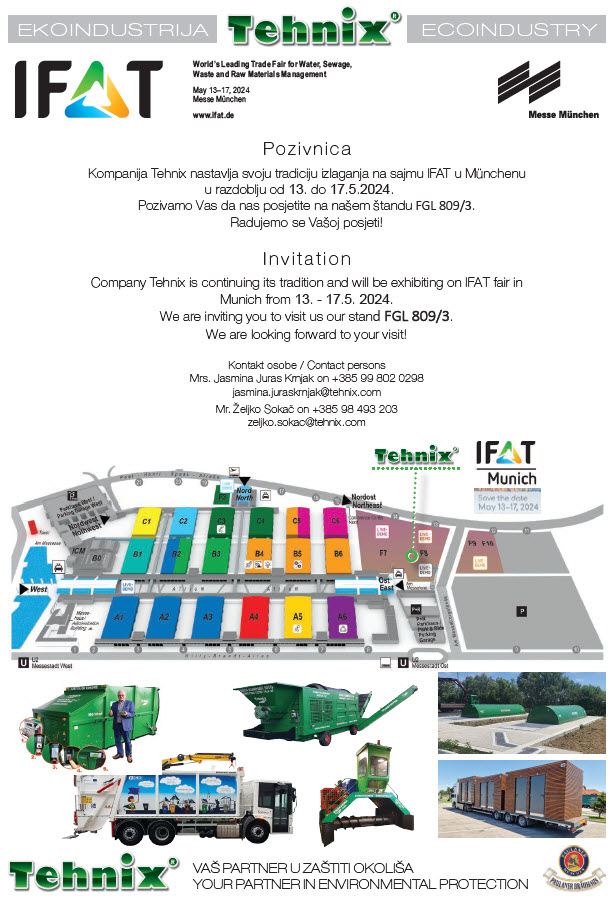 IFAT 2024 – Pozivnica – invitation