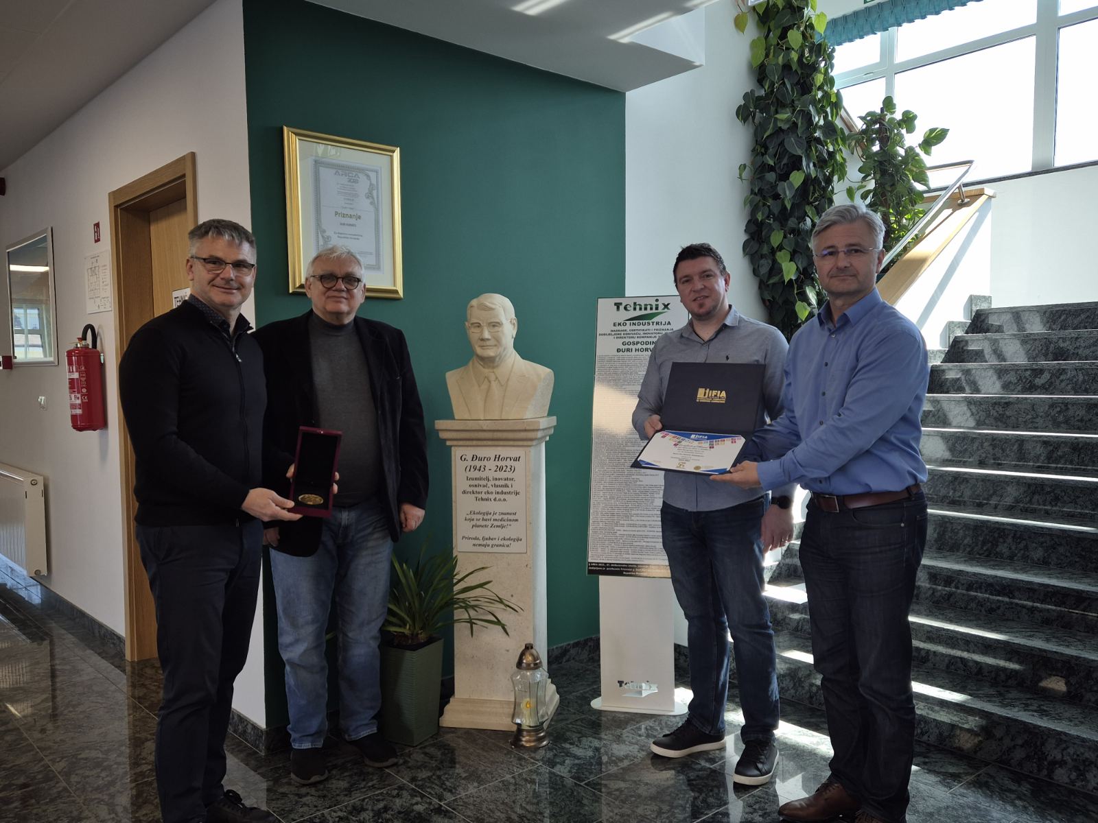 Croatian Association of Innovators Presented Awards and Prizes to the company Tehnix